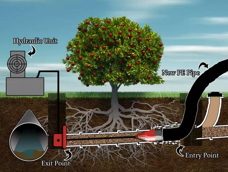 Sewer Line Repair Diagram