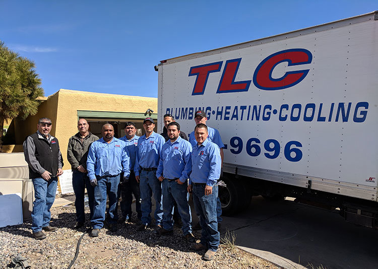 Image of TLC crew at an installation site