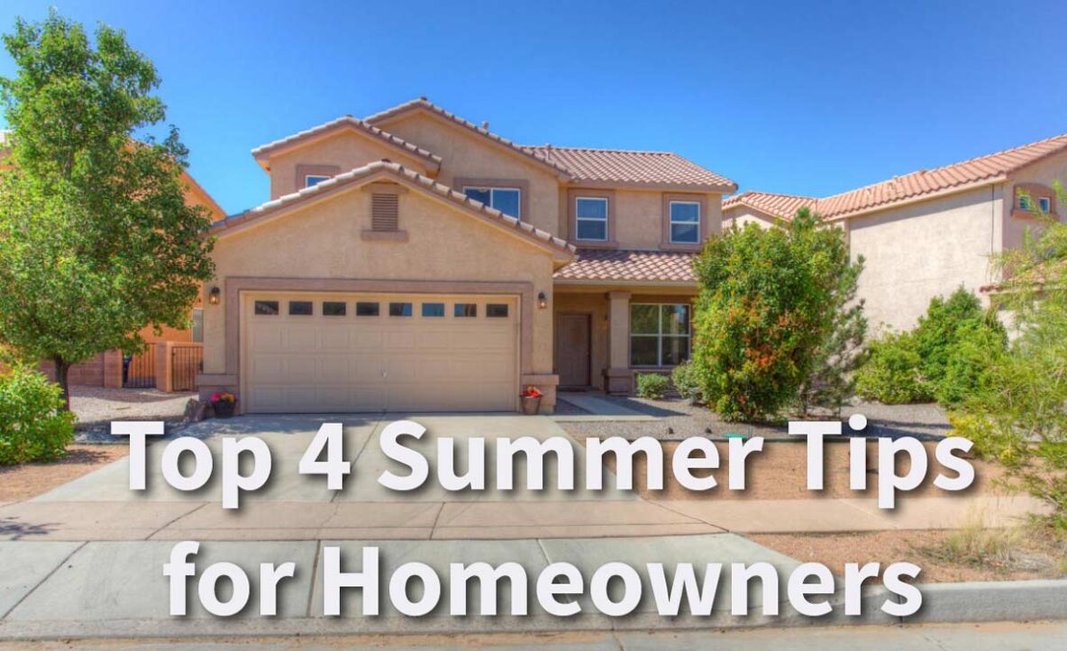 Top 4 summer tips for homeowners image