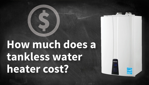 Image of tankless water heater for marketing costs