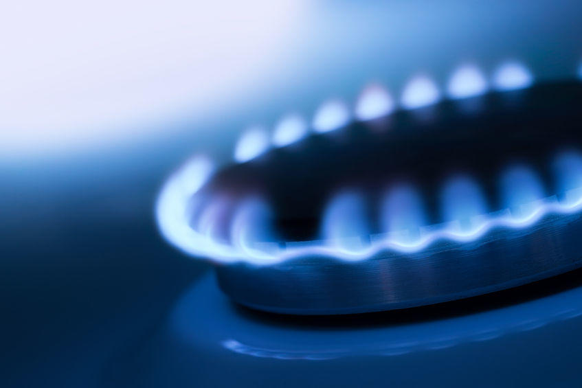 Image of a natural gas burner