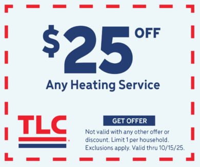 $25 off Heating Service
