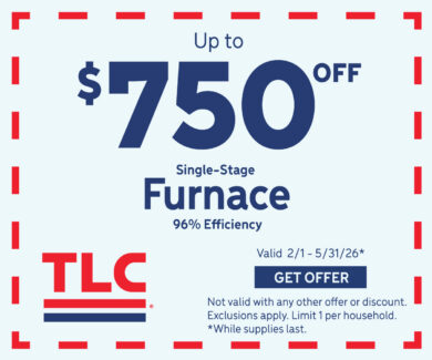 $750 off Furnace